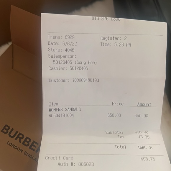 Burberry quilted slides, black. - Picture 4 of 4